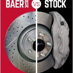 Baer Brakes Brake Rotor, Claw, Vented Drilled and Slotted, One Piece Design, Wheel Bolt Pattern 6 X 135 Millimeter – 99207-020