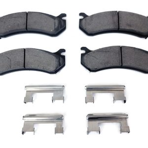 Baer Brakes Brake Pad, Claw, Fmsi Number D0785, Ceramic, Set of 4, With Wear Indicator and Mounting Hardware – D0785