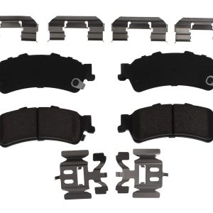 Baer Brakes Brake Pad, Claw, Fmsi Number D0792, Ceramic, Set of 4, With Wear Indicator and Mounting Hardware – D0792
