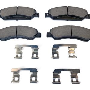 Baer Brakes Brake Pad, Claw, Fmsi Number D1092, Ceramic, Set of 4, With Wear Indicator and Mounting Hardware – D1092