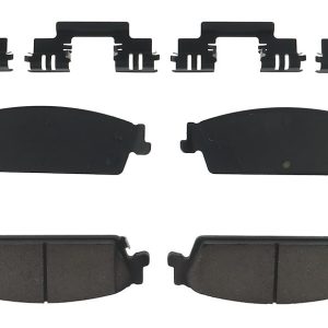 Baer Brakes Brake Pad, Claw, Fmsi Number D1194, Ceramic, Set of 4, With Wear Indicator and Mounting Hardware – D1194