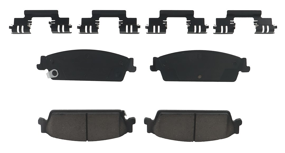 Baer Brakes Brake Pad, Claw, Fmsi Number D1194, Ceramic, Set of 4, With Wear Indicator and Mounting Hardware – D1194
