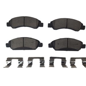 Baer Brakes Brake Pad, Claw, Fmsi Number D1363, Ceramic, Set of 4, With Wear Indicator and Mounting Hardware – D1363