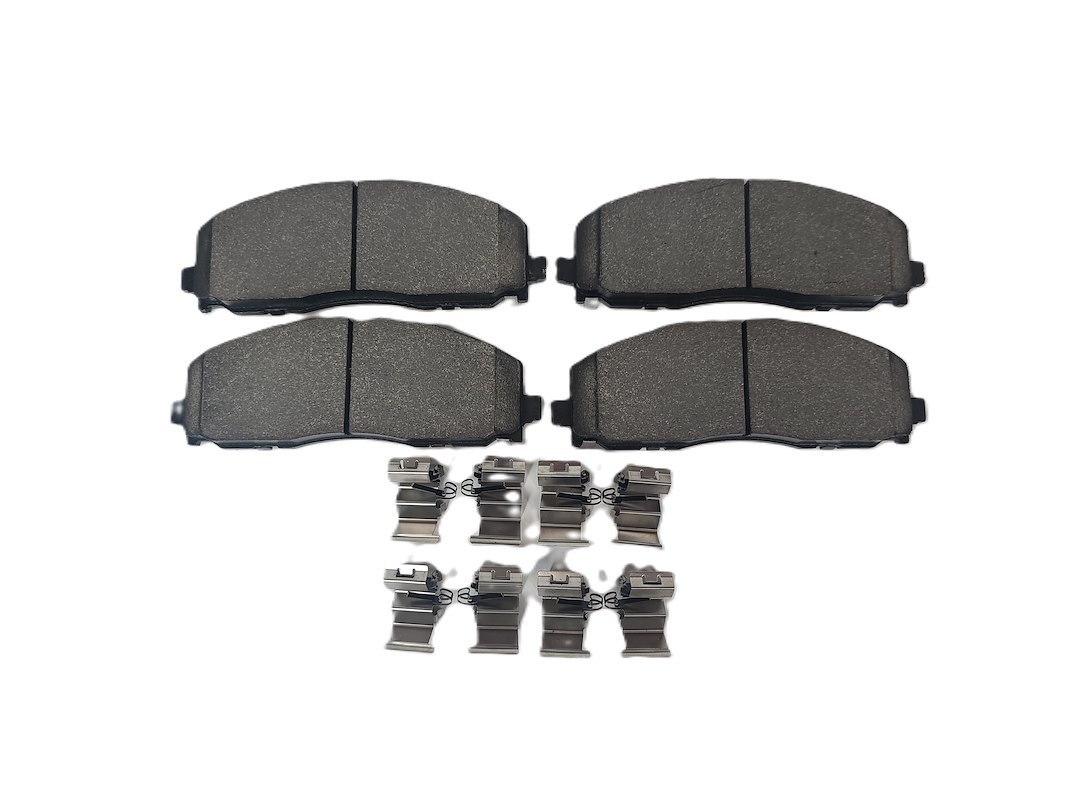 Baer Brakes Brake Pad, Claw, Fmsi Number D1589, Ceramic, Set of 4, With Wear Indicator and Mounting Hardware – D1589