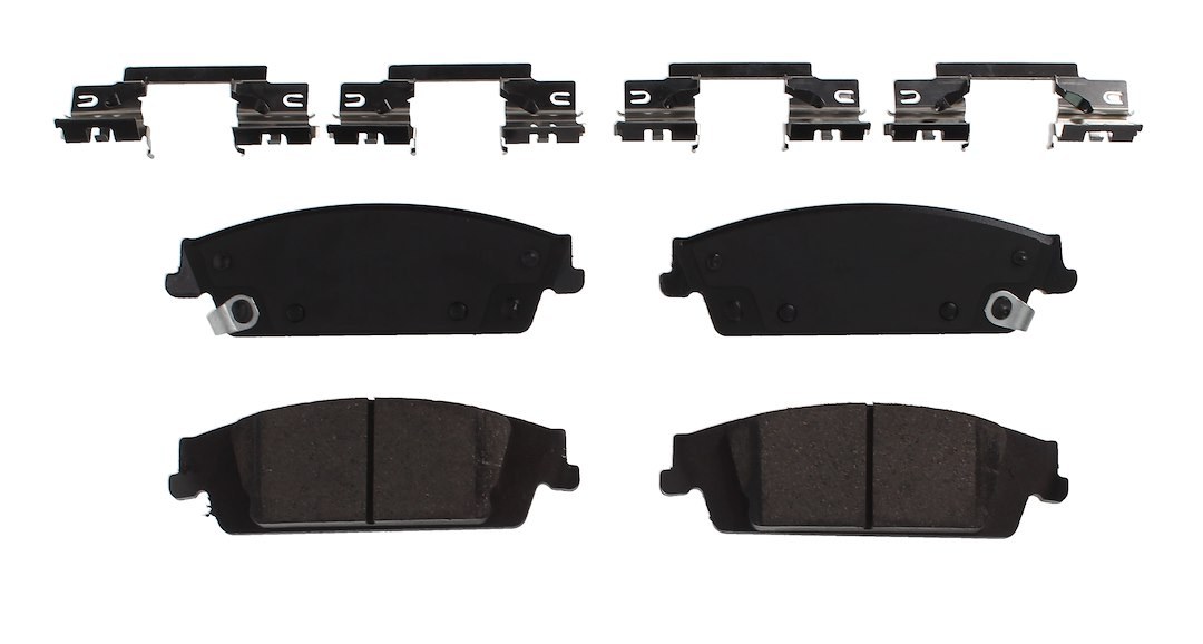 Baer Brakes Brake Pad, Claw, Fmsi Number D1707, Ceramic, Set of 4, With Wear Indicator and Mounting Hardware – D1707