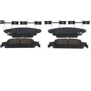 Baer Brakes Brake Pad, Claw, Fmsi Number D1707, Ceramic, Set of 4, With Wear Indicator and Mounting Hardware – D1707