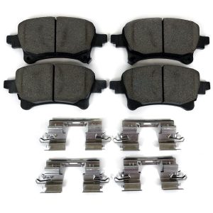 Baer Brakes Brake Pad, Claw, Fmsi Number D2233, Ceramic, Set of 4, With Wear Indicator and Mounting Hardware – D2233