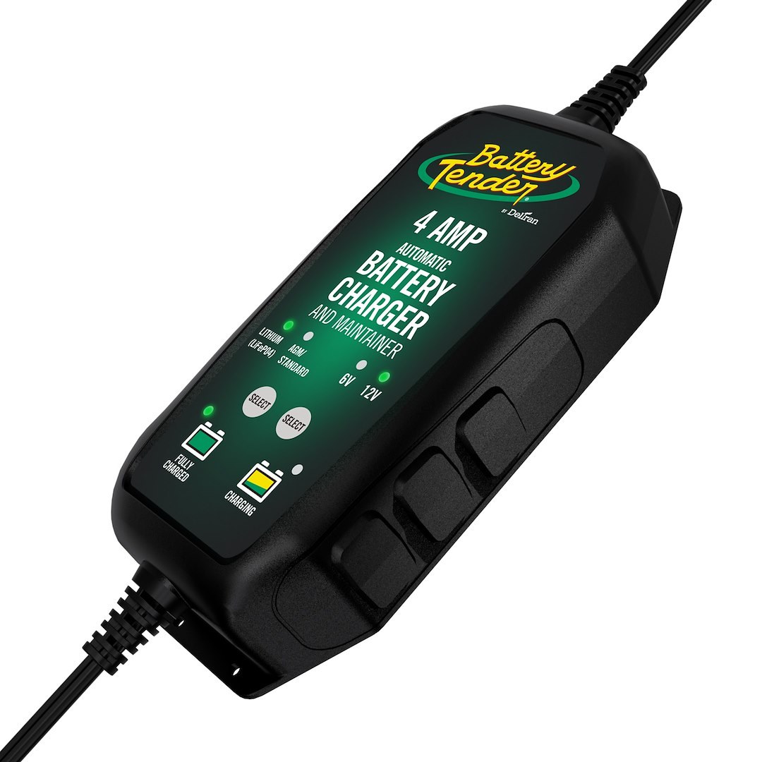Battery Tend Battery Charger, Power Tender®, For 6 Volt and 12 Volt Batteries – 022-0209-BT-WH