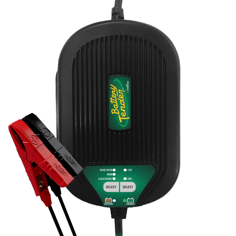 Battery Tend Battery Charger, For 12 Volt and 24 Volt Batteries – 022-0258-DL-WH