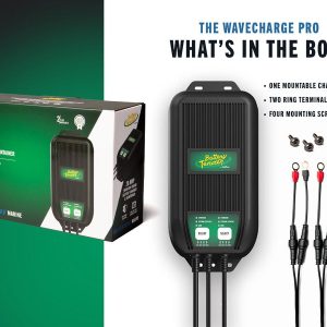 Battery Tend Battery Charger, Wavecharge Pro, For 12 Volt Batteries, Automotive 3-BANK Charger – 022-1008-DL-WH
