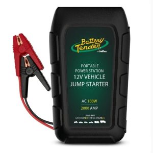 Battery Tend Battery Jump Starter, Provide Auxiliary Power to Start 8 Liter Gasoline/6.5 Liter Diesel Engines – 030-2040-WH