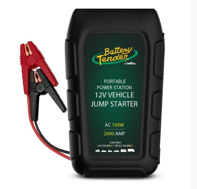 Battery Tend Battery Jump Starter, Provide Auxiliary Power to Start 8 Liter Gasoline/6.5 Liter Diesel Engines – 030-2040-WH