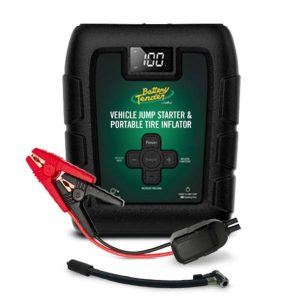 Battery Tend Battery Jump Starter, Provide Auxiliary Power to Start 4 Liter Gasoline/2 Liter Diesel Engines, 800 Peak Amp – 030-3010-WH