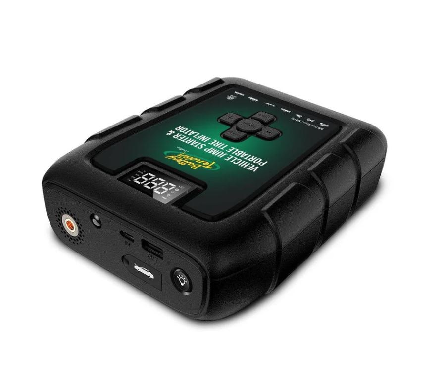 Battery Tend Battery Jump Starter, Provide Auxiliary Power to Start 4 Liter Gasoline/2 Liter Diesel Engines, 800 Peak Amp – 030-3010-WH