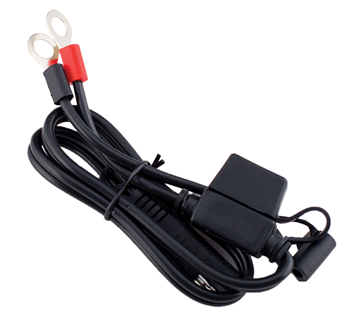 Battery Tend Battery Charging Cable, For Use with 12 Volt Batteries, 16 Gauge Wire, 18 Inch Length, Black/ Red – 081-0069-6-J25