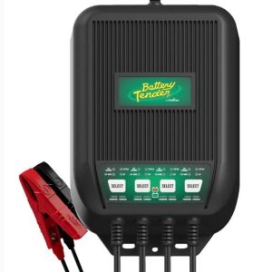 Battery Tend Battery Charger, For 6 Volt and 12 Volt Switchable Batteries, Automotive 4-BANK Charger – 022-1004-DL-WH