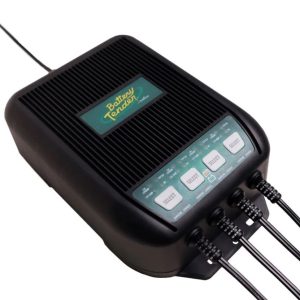 Battery Tend Battery Charger, For 6 Volt and 12 Volt Switchable Batteries, Automotive 4-BANK Charger – 022-1004-DL-WH