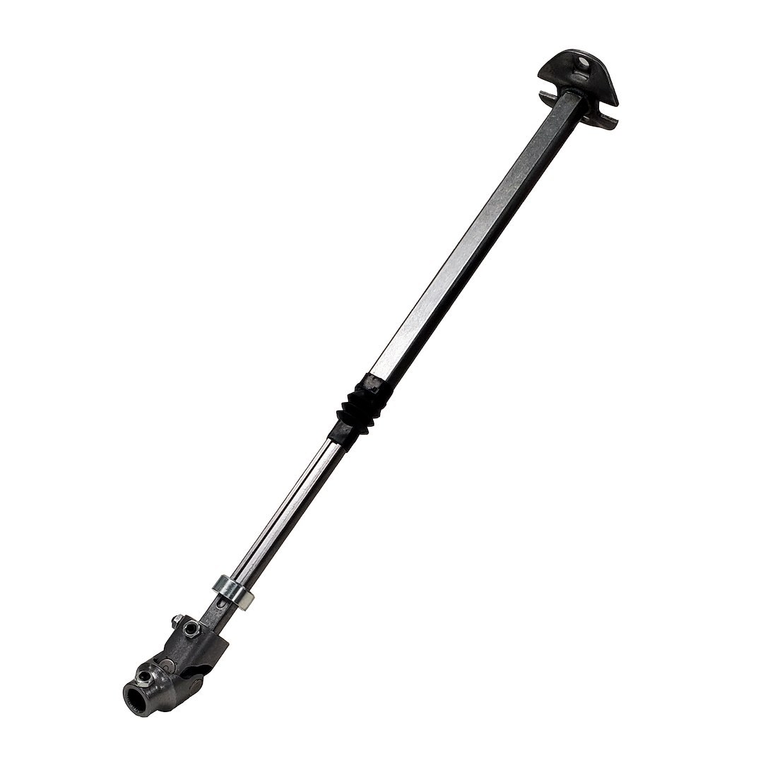Borgeson Steering Shaft, Steel, With Complete Steering Shaft and Rag Joint Flange – 000940