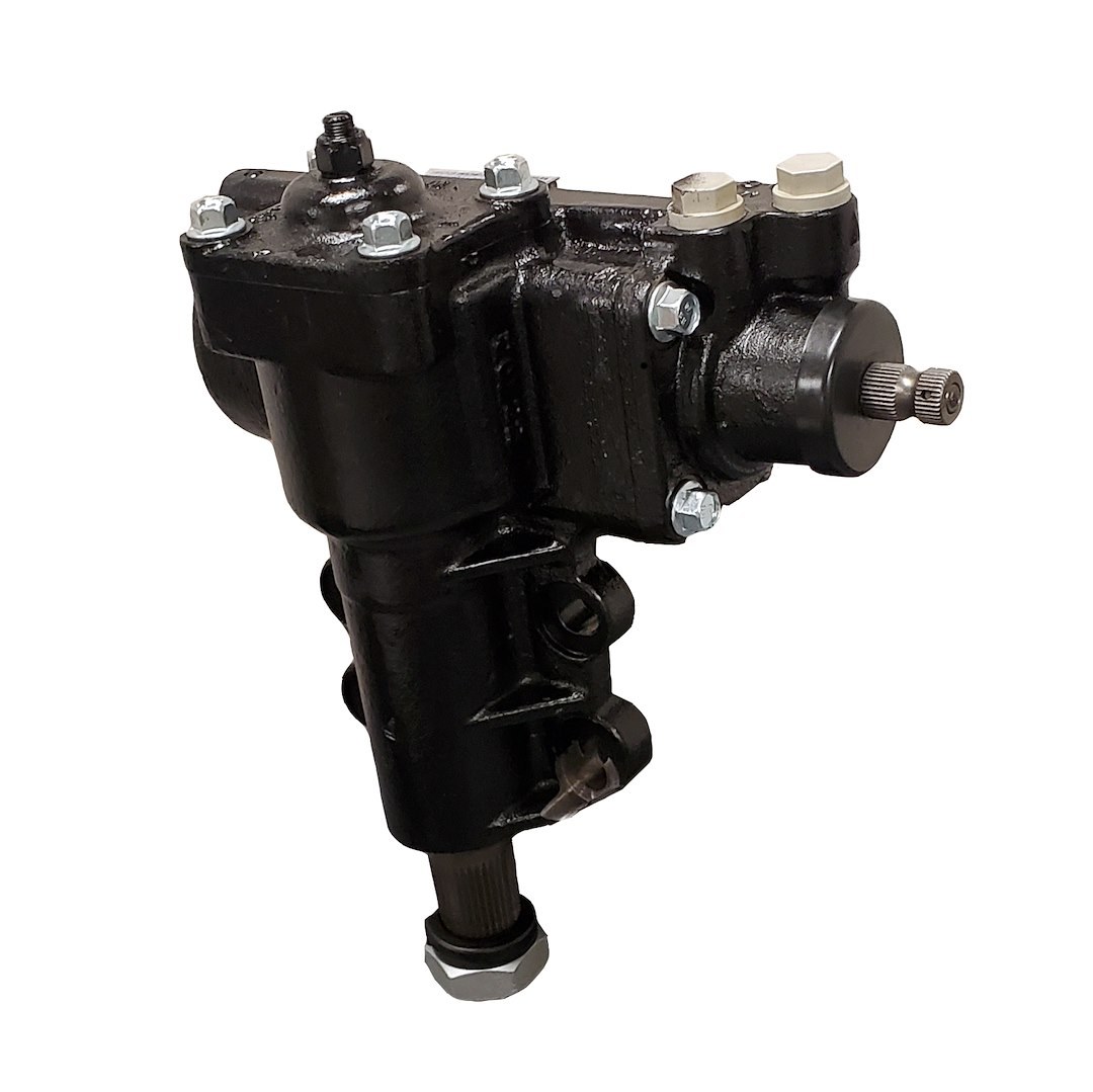 Borgeson Steering Gear Box, Power Steering, 14:1 Ratio, Requires Steering Shaft Joint – 800125