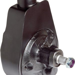 Borgeson Power Steering Pump, Universal, Saginaw/ Self Contained, For Keyway Style Pulley, GM Pressure, With Painted Black Pump/ Keyway – 800310