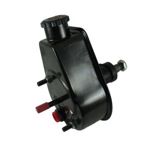 Borgeson Power Steering Pump, Saginaw/ Self Contained, With Painted Black Pump – 800324