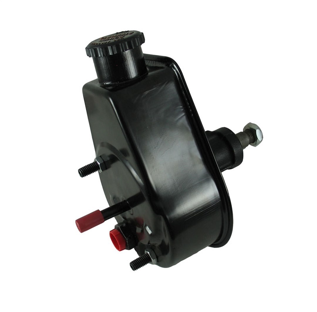 Borgeson Power Steering Pump, Saginaw/ Self Contained, With Painted Black Pump – 800324