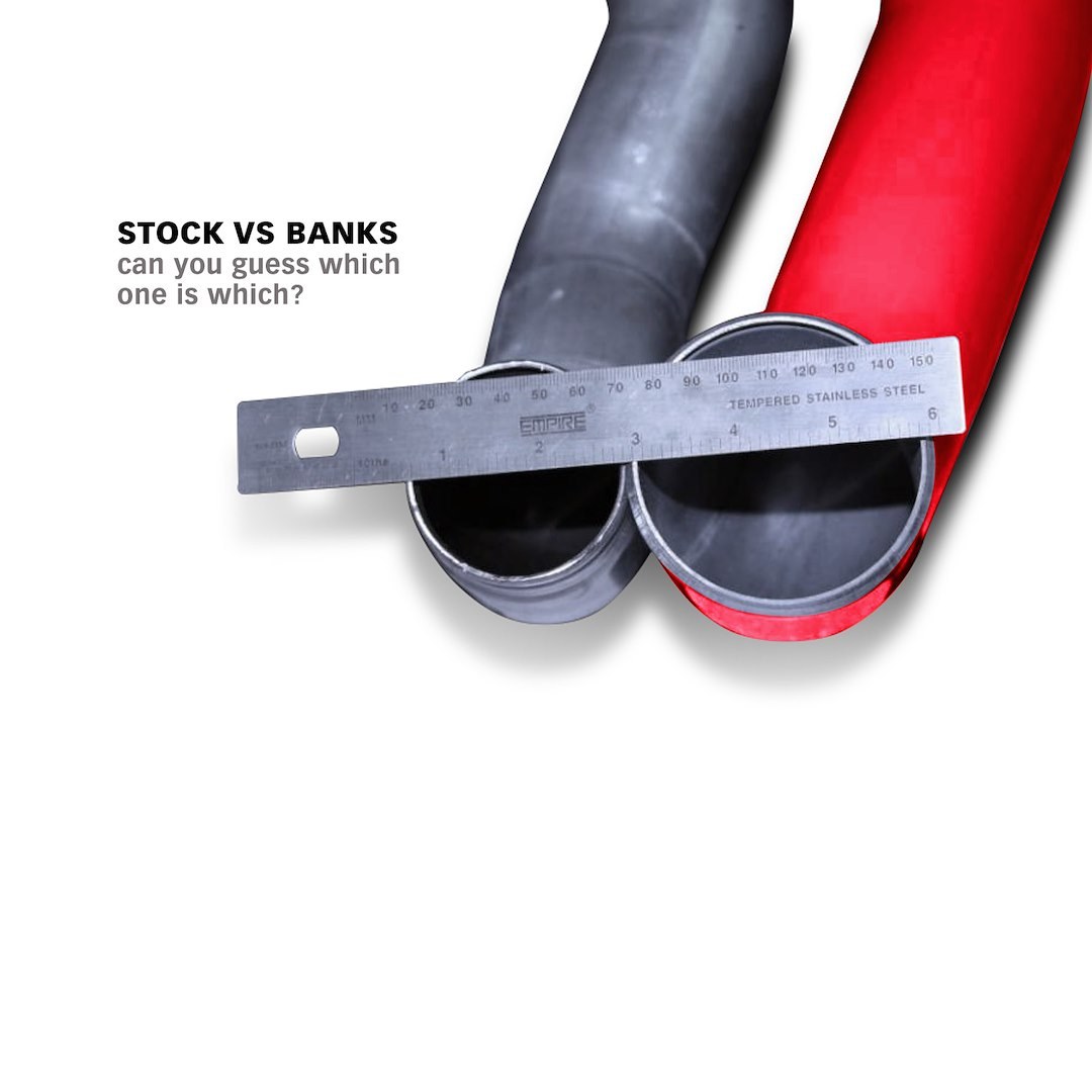 Banks Turbocharger Intercooler Pipe, Monster ®, 3 Inch Diameter Driver Side Tube, Powder Coated, Gray, Steel, Includes Coupler and Hose Clamp – 25936