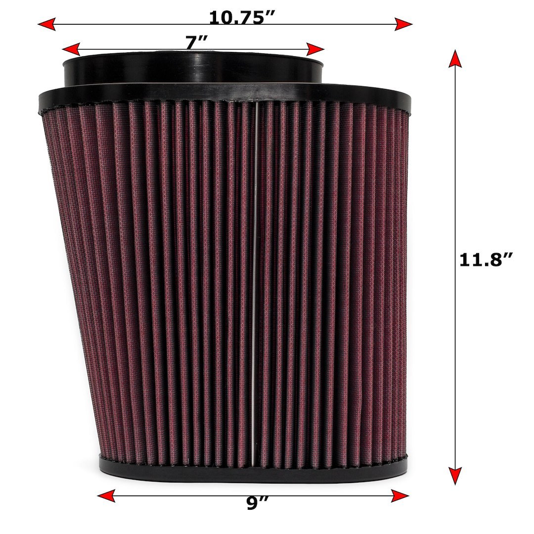 Banks Air Filter, Washable, Red, Oiled – 41831