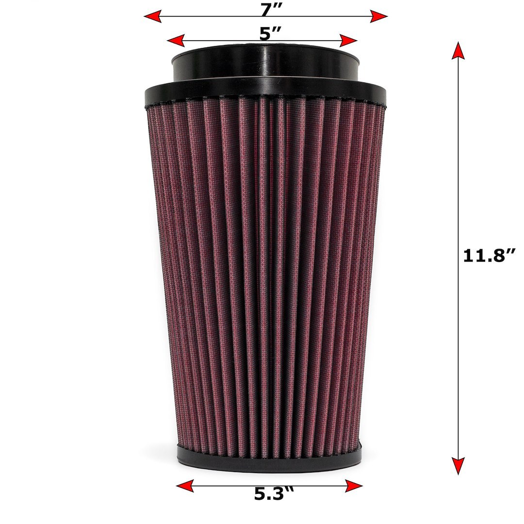 Banks Air Filter, Washable, Red, Oiled – 41831