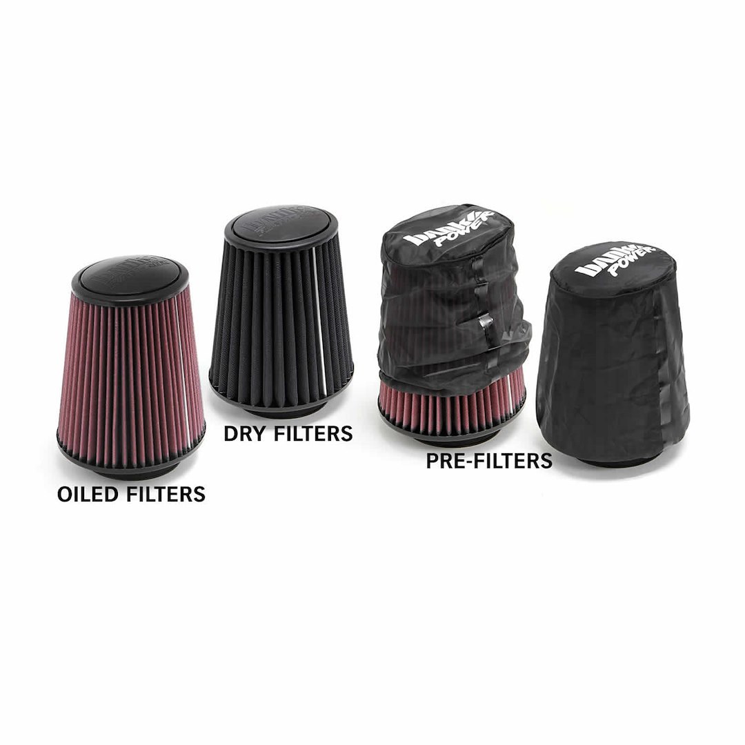 Banks Cold Air Intake, Ram-Air ®, Black Polyethylene Tube, Red Filter, Dry, With Air Box – 41837-D
