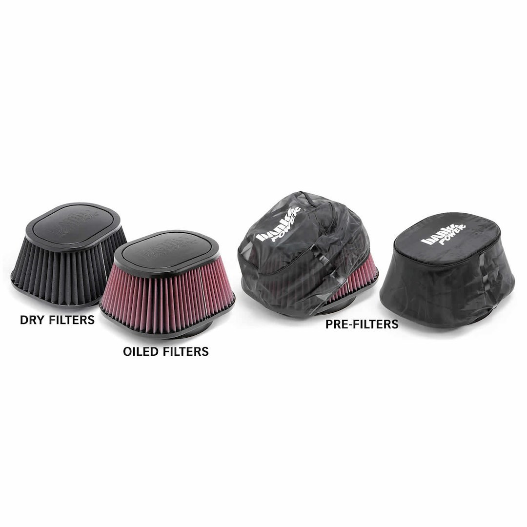 Banks Cold Air Intake, Ram-Air ®, Black Polyethylene Tube, Red Filter, With Air Box – 42142