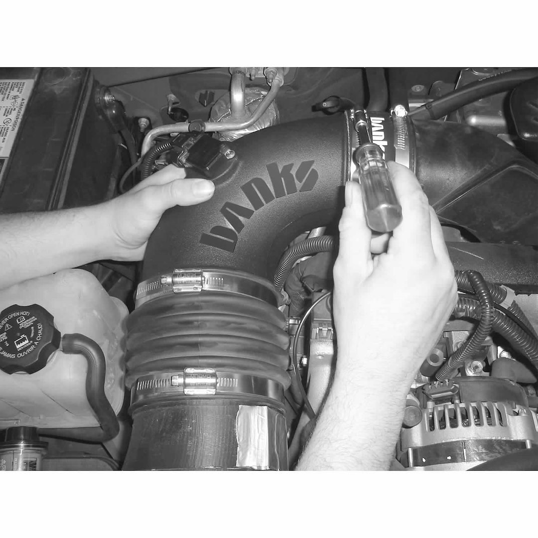 Banks Cold Air Intake, Ram-Air ®, Black Polyethylene Tube, Red Filter, With Air Box – 42142