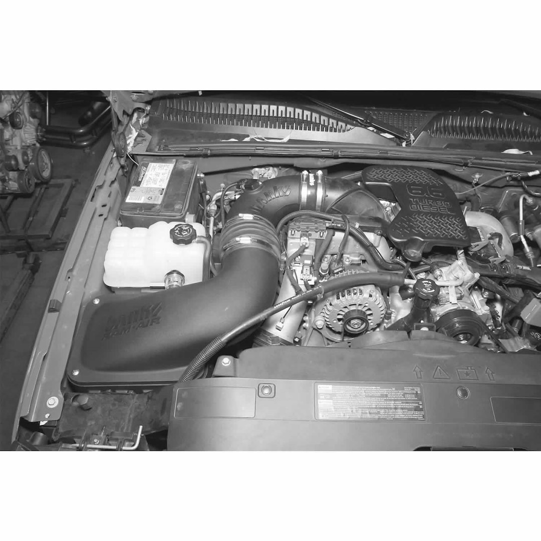Banks Cold Air Intake, Ram-Air ®, Black Polyethylene Tube, Red Filter, With Air Box – 42142
