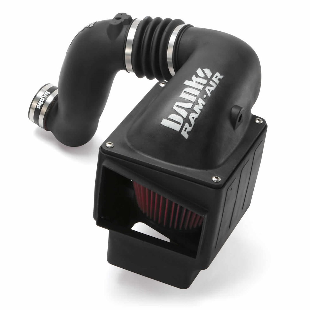 Banks Cold Air Intake, Ram-Air ®, Black Polyethylene Tube, Red Filter, With Air Box – 42145