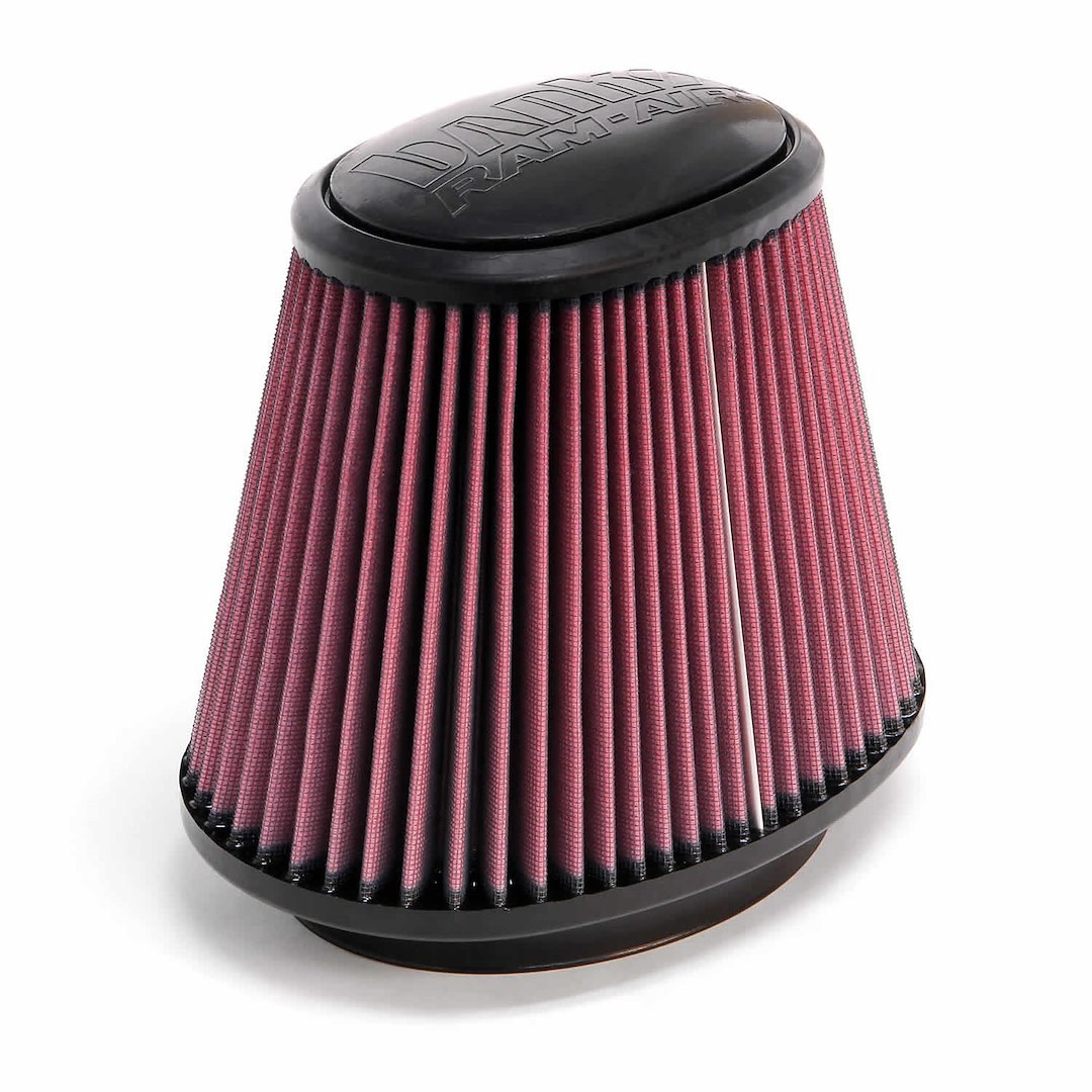 Banks Air Filter, Air Intake Replacement, Red, Cotton Gauze, Unique, Oiled – 42188