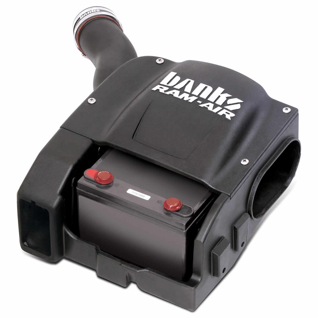 Banks Cold Air Intake, Ram-Air ®, Black Polyethylene Tube, Oiled Red Filter, With Air Box – 42210