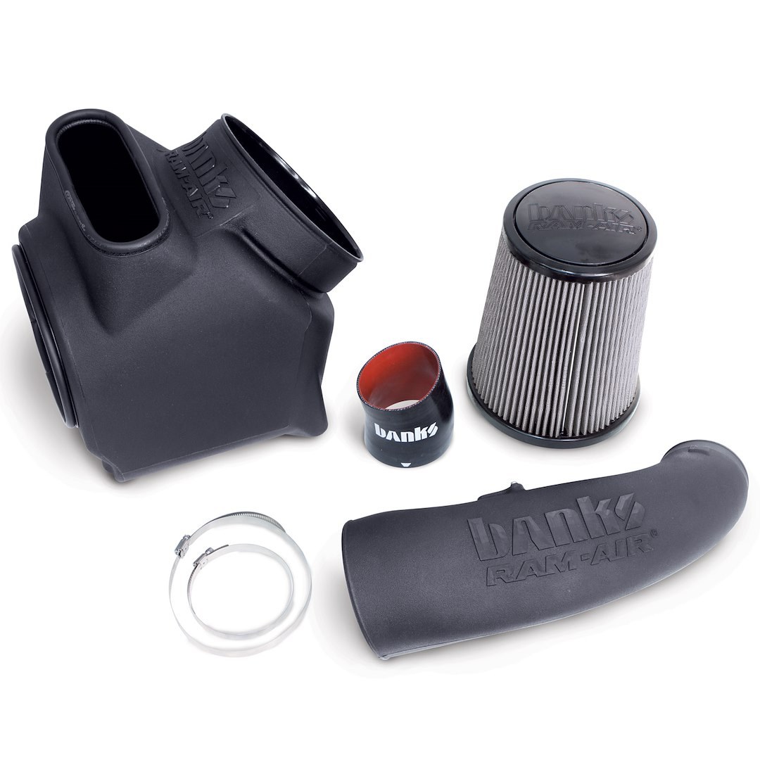 Banks Cold Air Intake, Ram-Air ®, Black Polyethylene Tube, White Filter, With Air Box – 42249-D
