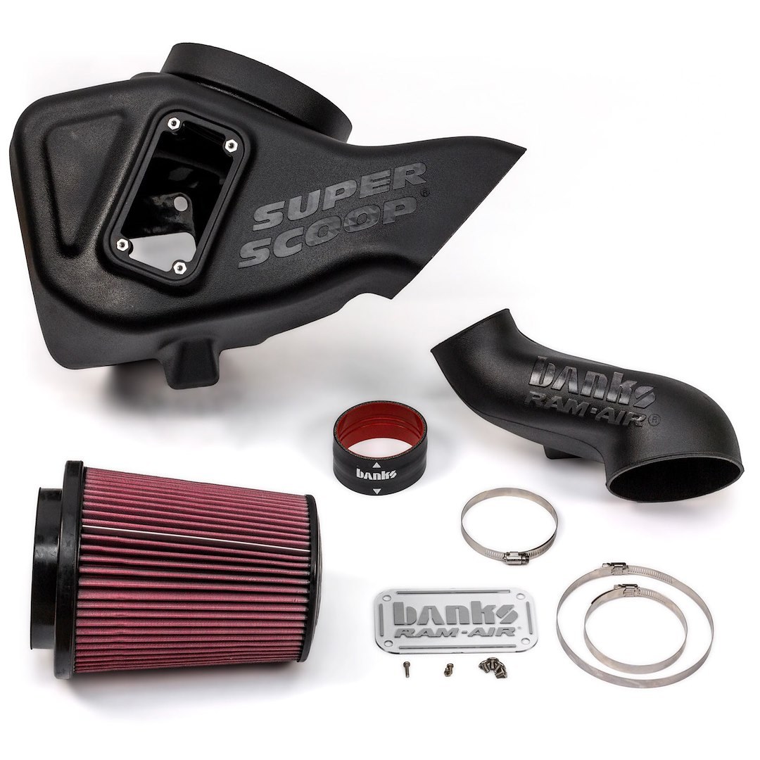 Banks Cold Air Intake, Ram-Air ®, Black Tube, Big-Ass™ Oiled Filter, With Air Box – 42279