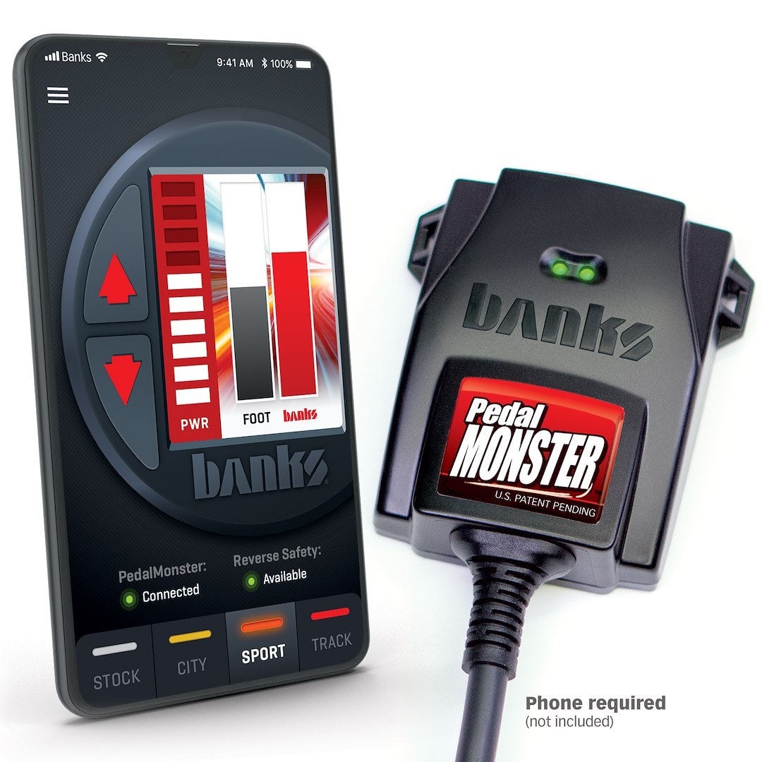 Banks Throttle Sensitivity Booster, Pedalmonster™, For Use with Obdii Equipped Vehicles, Molex MX64, 6 Way, Stand Alone – 64310
