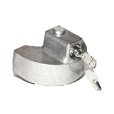 Blaylock Trailer Coupler Lock, Push Button Style, Fits 1-7/8 to 2 Inch Lip Couplers, Aircraft Grade Aluminum, With 2 Keys – TL-38