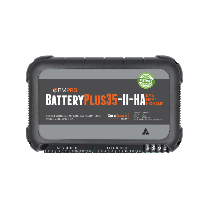 Bmpro BMS – Battery Management System, BatteryPlus35 Ha, For Use with Lead-Acid and LiFePO4 Lithium Batteries Only – BP35-II-HA USA