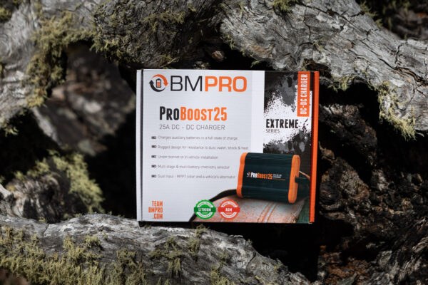 Bmpro Battery Charger, For 12 Volt Batteries, 9 to 18 Volt Power Supply/ 10 to 32 Volt Solar Power Supply, Three Stage Battery Charger – PROBOOST25