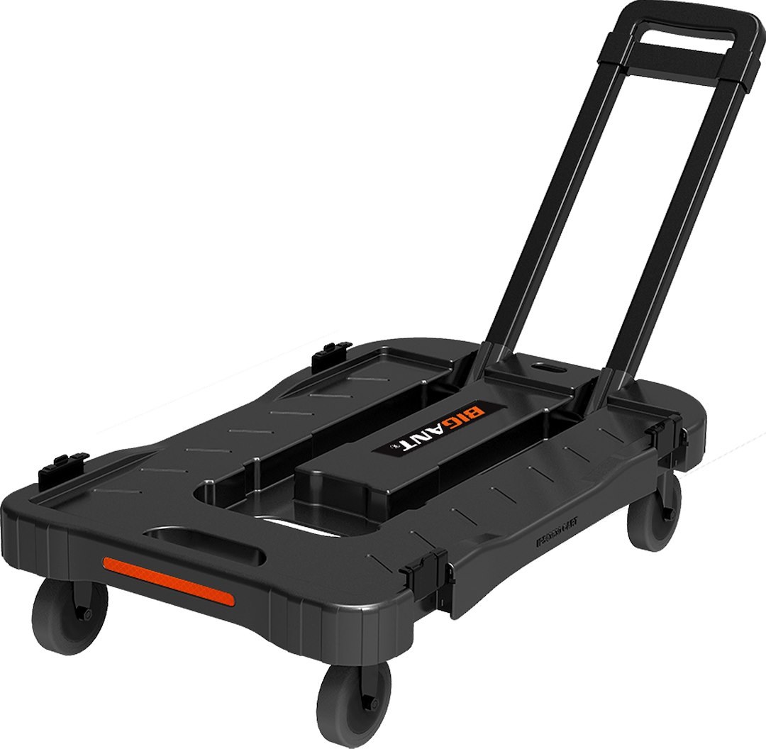 Big Ant Collapsible Container Hand Cart, For IP543630G to Move Crates Easily, With Fold Down Seat – H-IP54