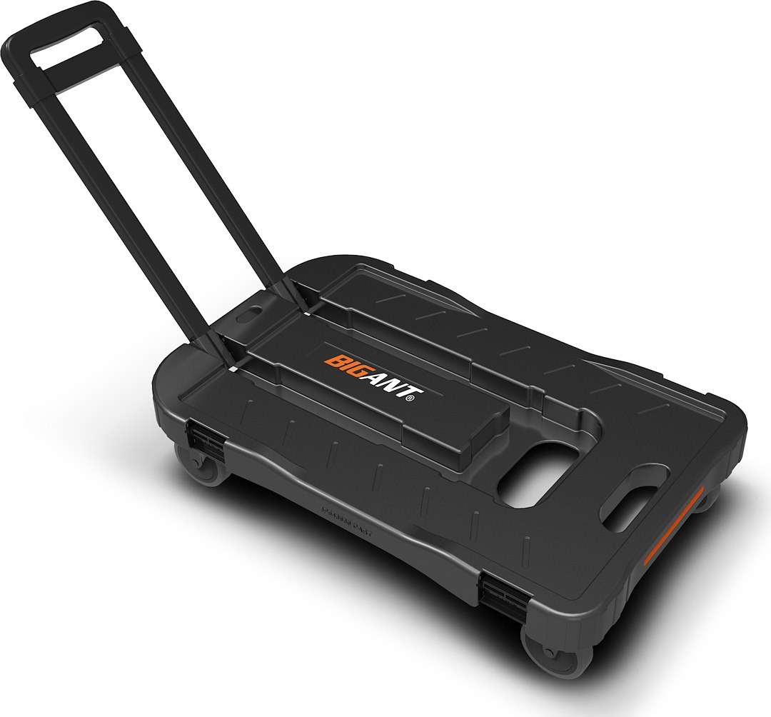 Big Ant Collapsible Container Hand Cart, For IP543630G to Move Crates Easily, With Fold Down Seat – H-IP54