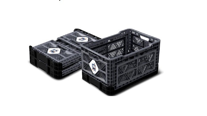 Big Ant Collapsible Container, Square Crate, 21.26 Inch Length X 14.17 Inch Width X 11.81 Inch Height/ 2.83 Inch Collapsed Height, Medium – IP543630G