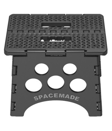 Big Ant Step Stool, Single Step with Non Slip Folding Stool with Handle, 12-1/2 Inch Length X 10-1/4 Inch Width X 9 Inch Height – SS-9