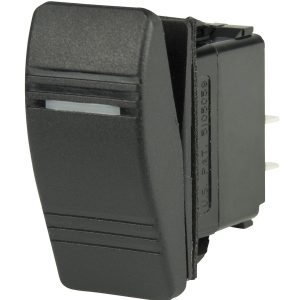 Bep Multi Purpose Switch, 12/ 24 Volt DC, 20 Amp, Contura, Off/On Position, Double Pole Single Throw, Illuminated, 1/4 Inch Blade Terminal – 1001811