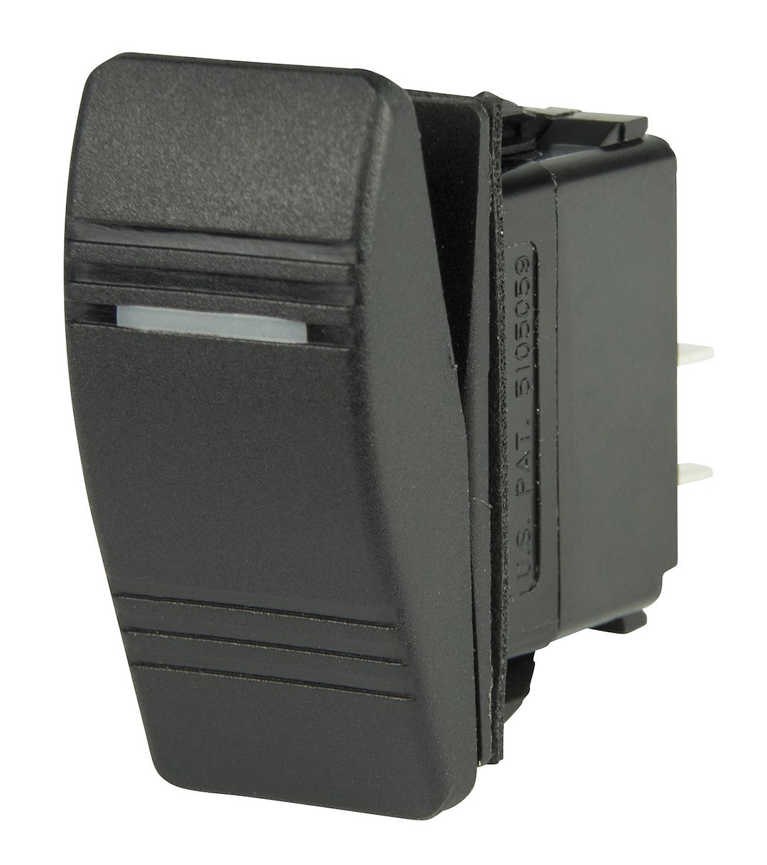 Bep Multi Purpose Switch, 12/ 24 Volt DC, 20 Amp, Contura, Off/On Position, Double Pole Single Throw, Illuminated, 1/4 Inch Blade Terminal – 1001811