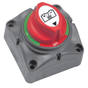 Bep Battery Disconnect Switch, Universal Mount, 48 Volt DC, Key Type 1-2-Both-Off Switch – 701S