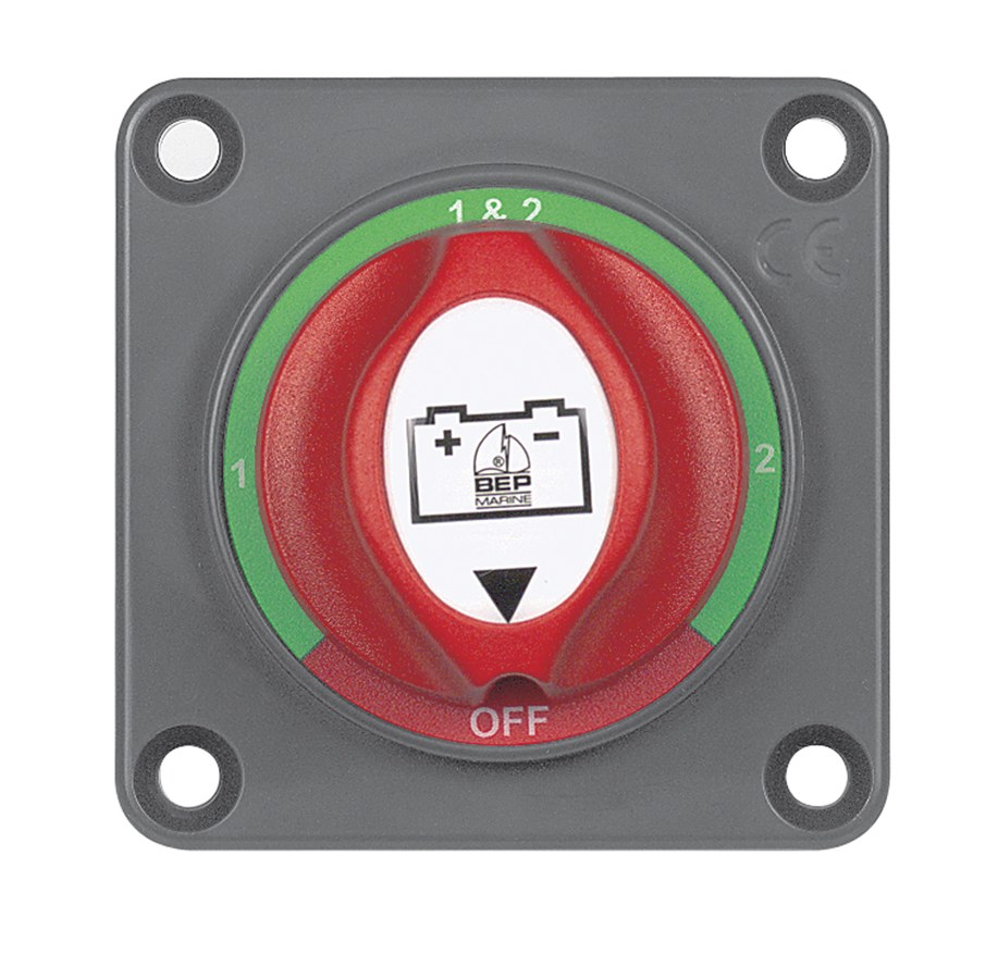 Bep Battery Disconnect Switch, Panel Mounted Battery Mini Selector Switch, Standard 2-1/16 Inch Hole Cut Out – 701S-PM